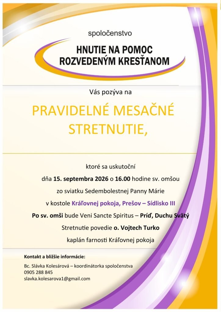 Hnutie na pomoc rozvedeným kresťanom
